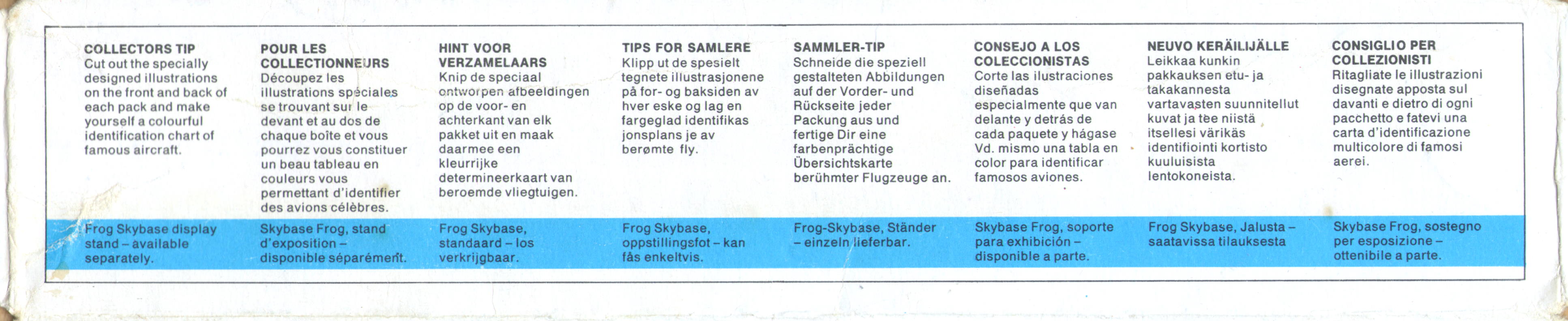 Реклама подставки Skybase FROG F232 Blue Series Thunderbolt - Fighter Bomber